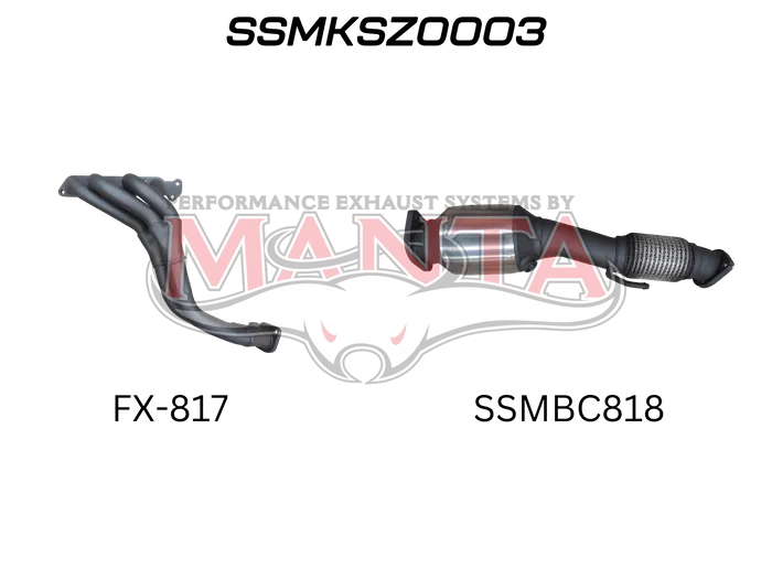 MANTA Catted Performance Exhaust Manifold (Jimny Models 2018-Current GLX & Lite)