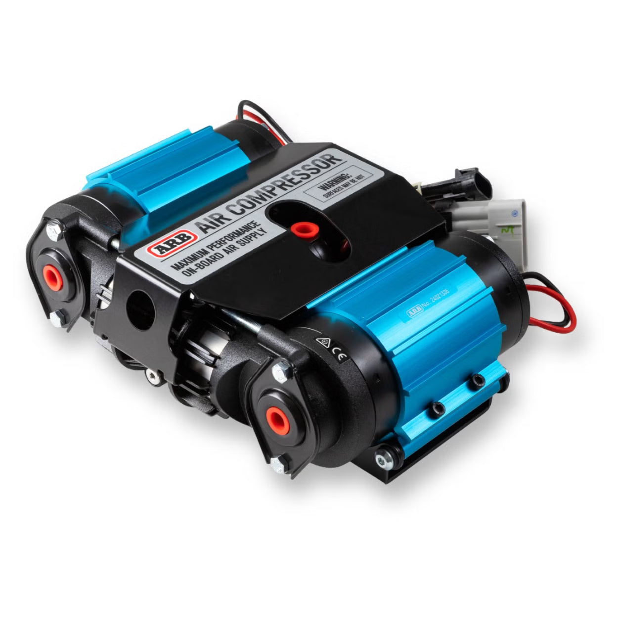 ARB Twin Brushed On-Board Compressor 12V with ARB Air Inflation Hose Kit