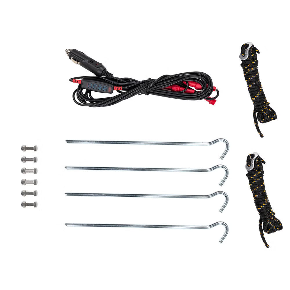 ARB Awning Black Aluminium Case & LED Light Strip - 2.0m x 2.5m Awning Size