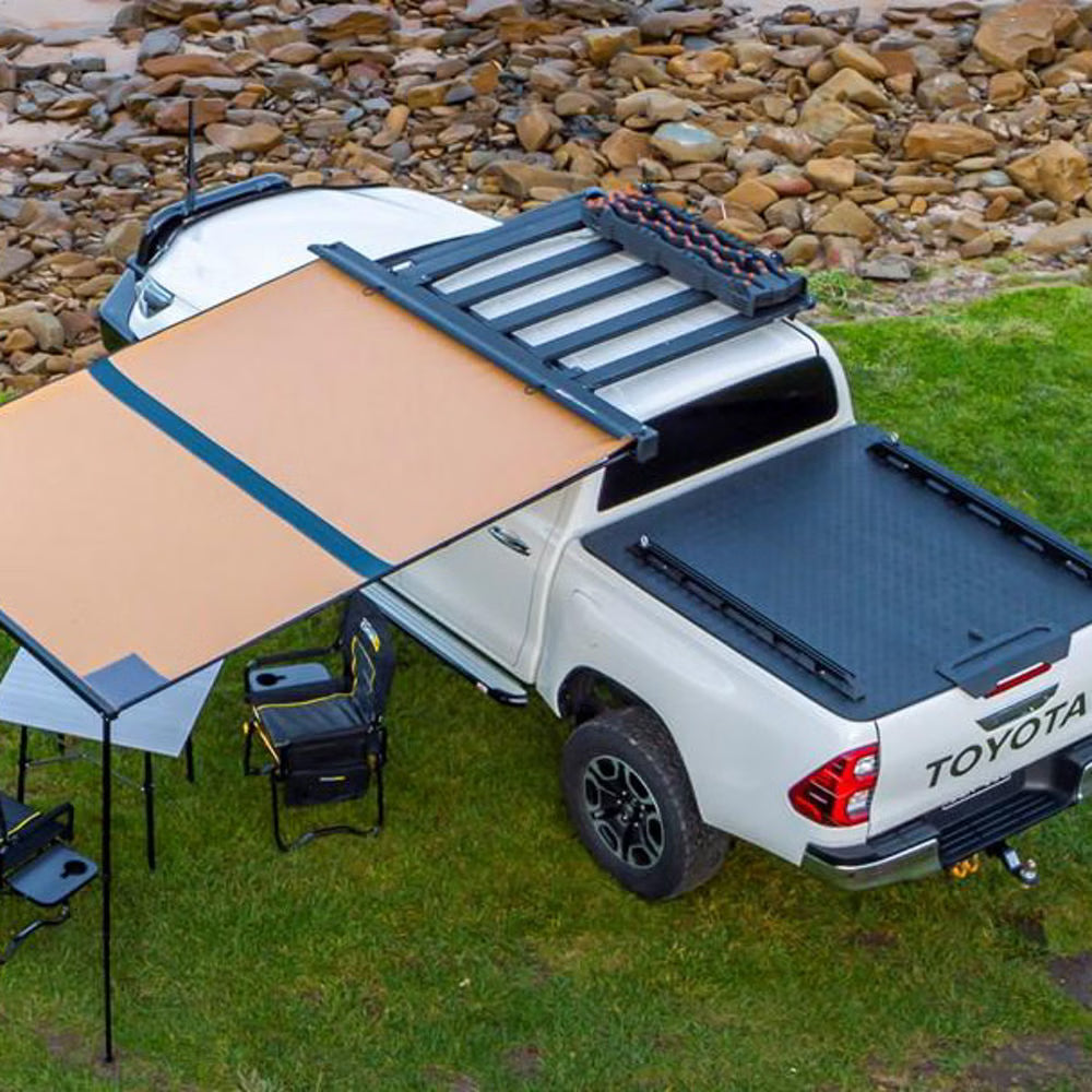 ARB Awning Black Aluminium Case & LED Light Strip - 2.0m x 2.5m Awning Size