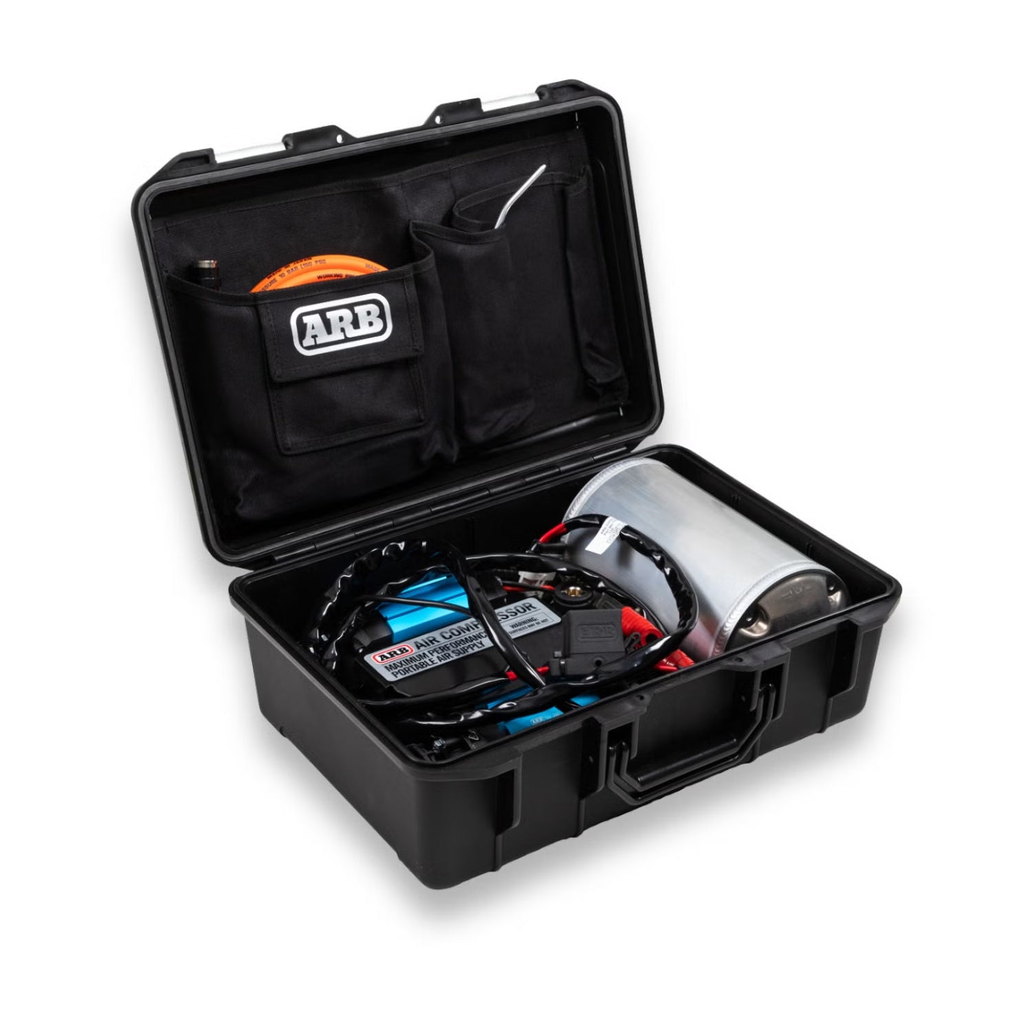 ARB Portable Brushed Twin Air Compressor Kit - 12V