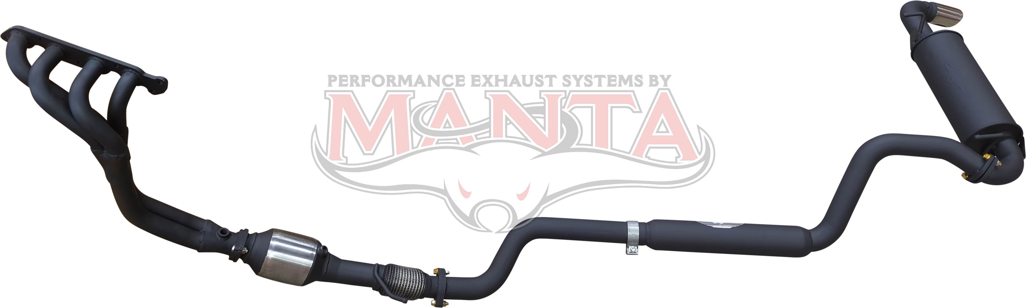 MANTA 2 1/2in Full System Extractor & Cat, Centre Hotdog & Rear Muffler (Jimny Model 2023-Current XL 5-Door)