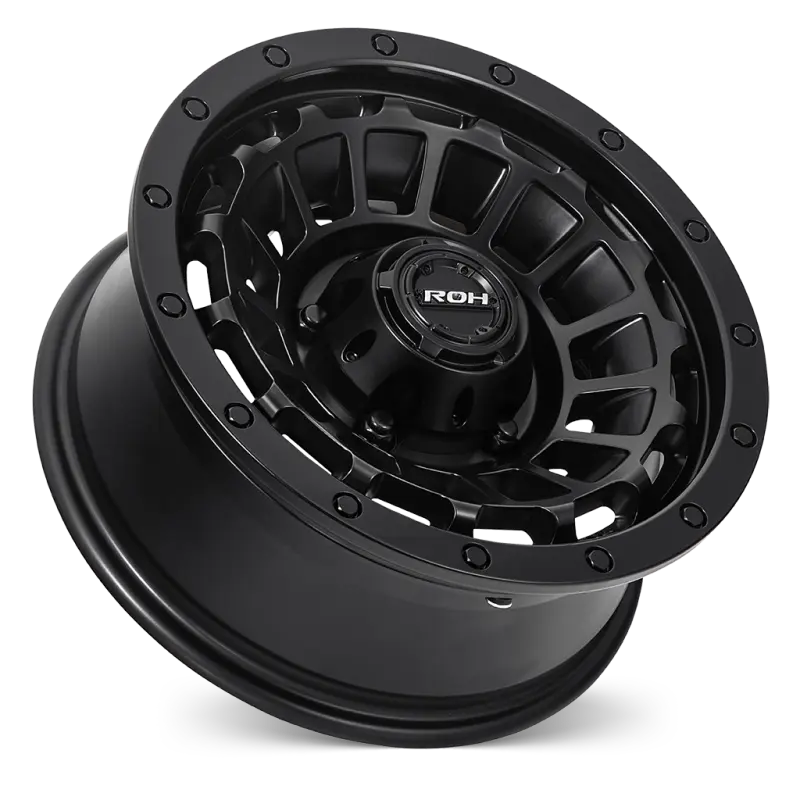 ROH One Twenty Matte Black Alloy Wheel *15x6" ET0 8.1kgs (Jimny Models 2018-Current XL 5-Door, GLX & Lite 3-Door)