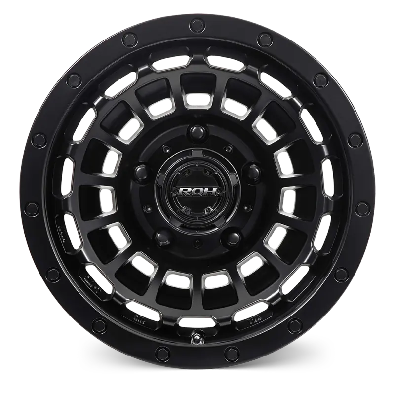 ROH One Twenty Matte Black Alloy Wheel *15x6" ET0 8.1kgs (Jimny Models 2018-Current XL 5-Door, GLX & Lite 3-Door)