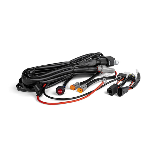 TERALUME INDUSTRIES Quick-Fit LED Auxiliary Driving Light Wiring Harness & Plug-N-Play Headlight Adaptor Plug Bundle (Jimny Models 2018-Current XL, GLX & Lite)