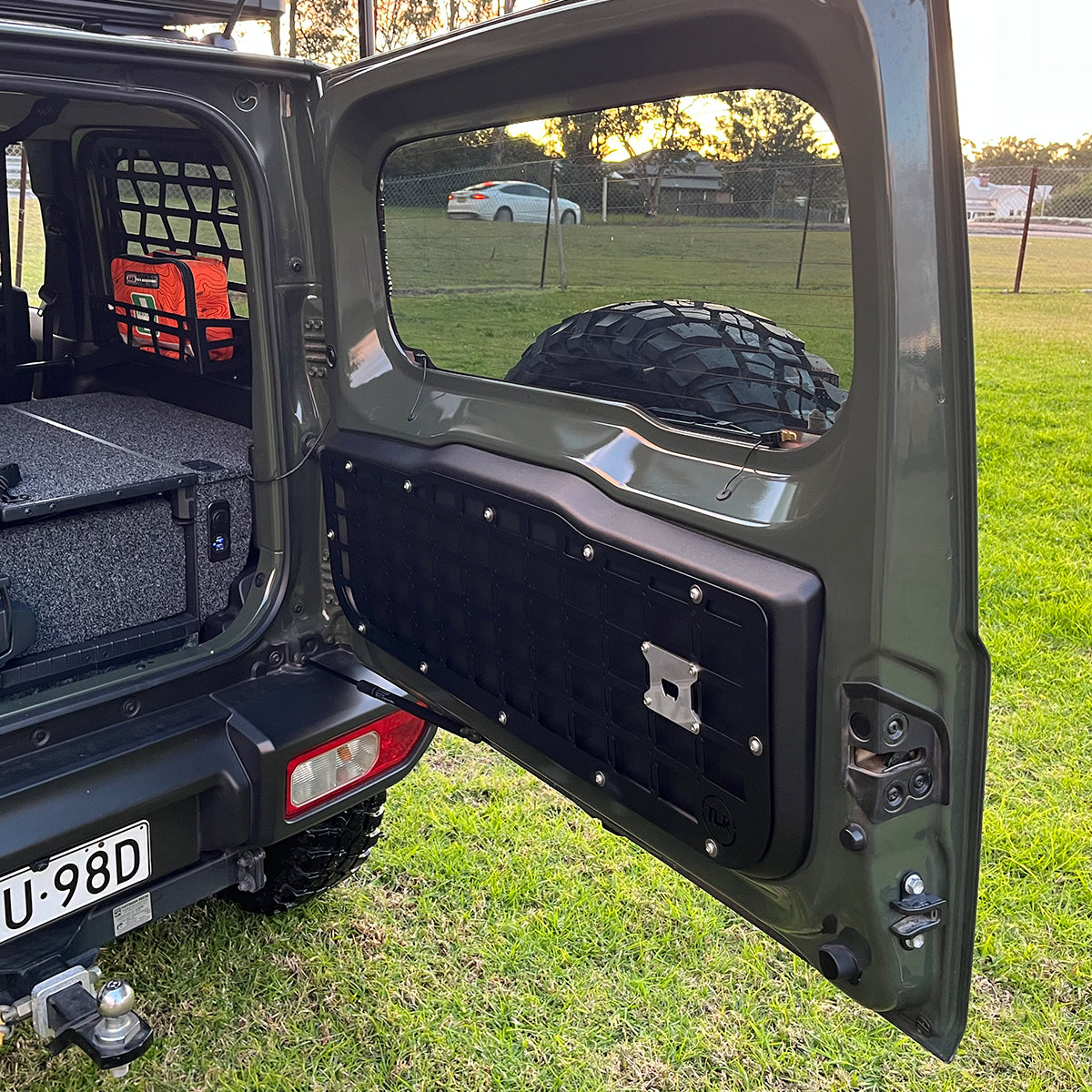 TLR Rear Tailgate Door Molle Panel (Jimny Models 2018-Current XL 5-Door, GLX & Lite 3-Door)