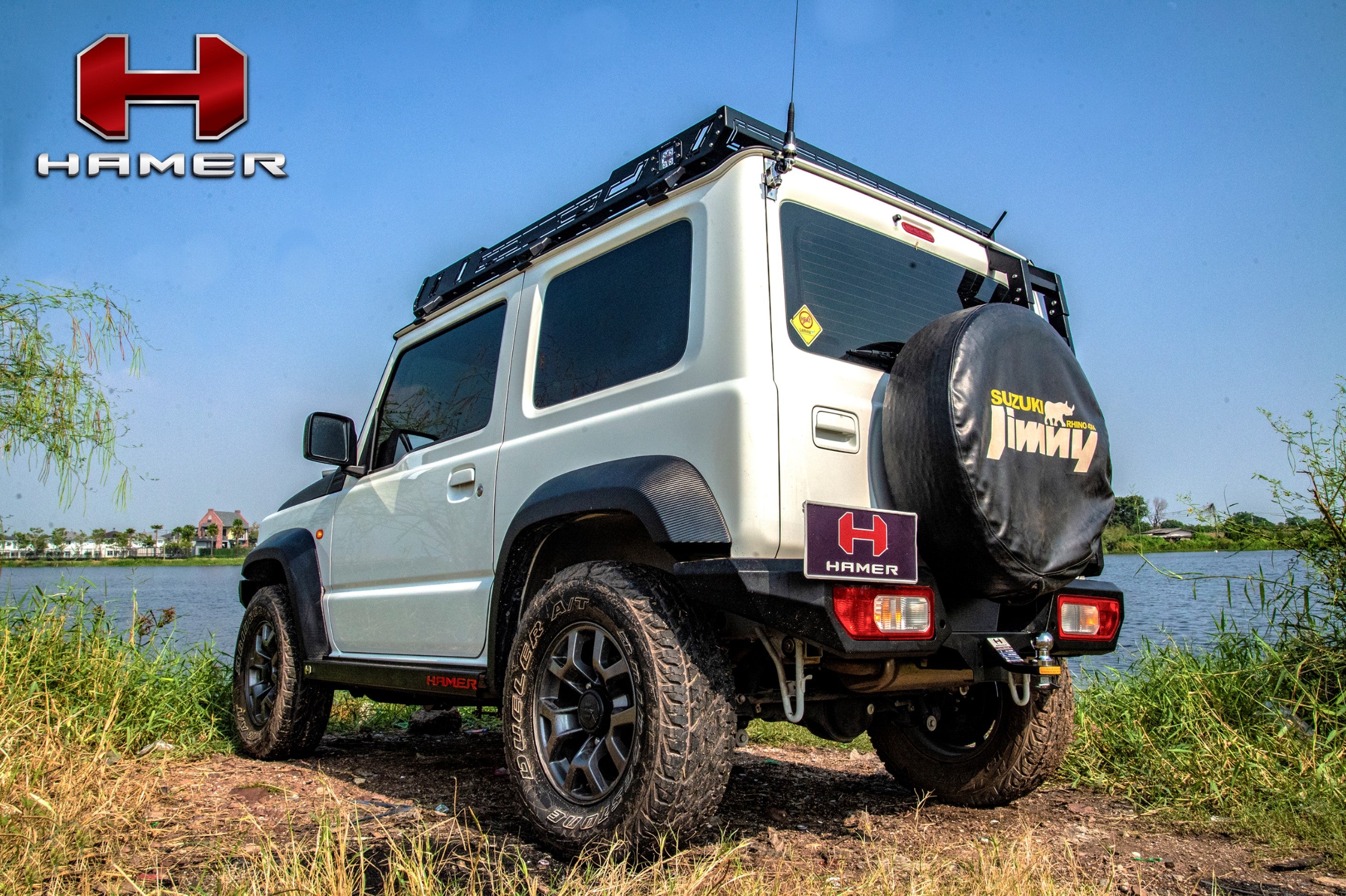 HAMER 4X4 Rock Sliders (Jimny Models 2018-Current GLX & Lite 3-Door)