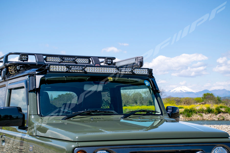 IPF 600 S-Series 40" LED Light Bar & Windscreen Mounted Bracket Set (Jimny Models 2018-Current XL 5-Door, GLX & Lite 3-Door)