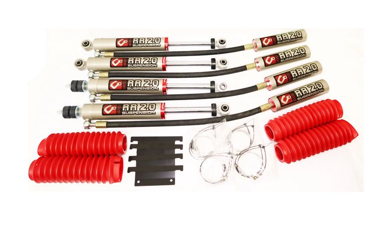 CARBON RR2.0 Remote Reservoir Monotube Shock Absorber Set (Jimny Models 2018-Current XL 5-Door, GLX & Lite 3-Door)