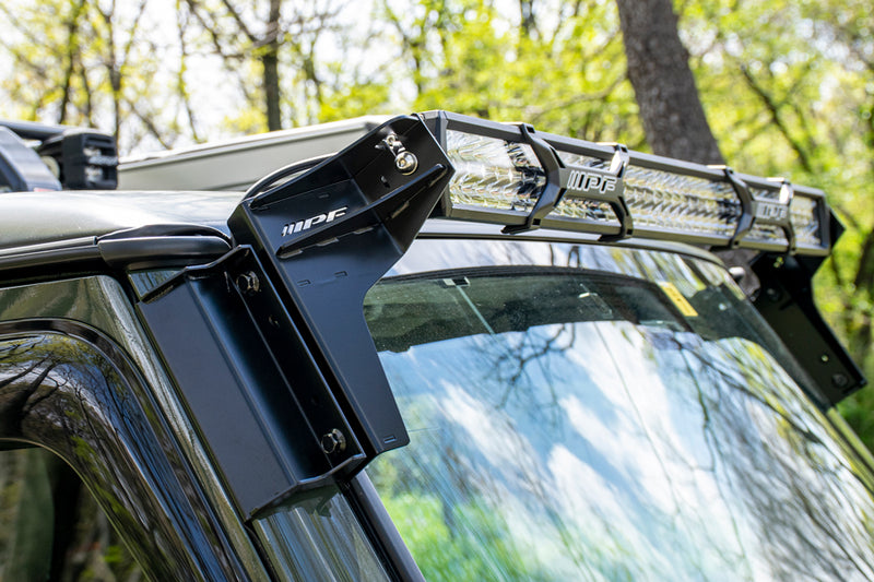 IPF 600 S-Series 40" LED Light Bar & Windscreen Mounted Bracket Set (Jimny Models 2018-Current XL, GLX & Lite)