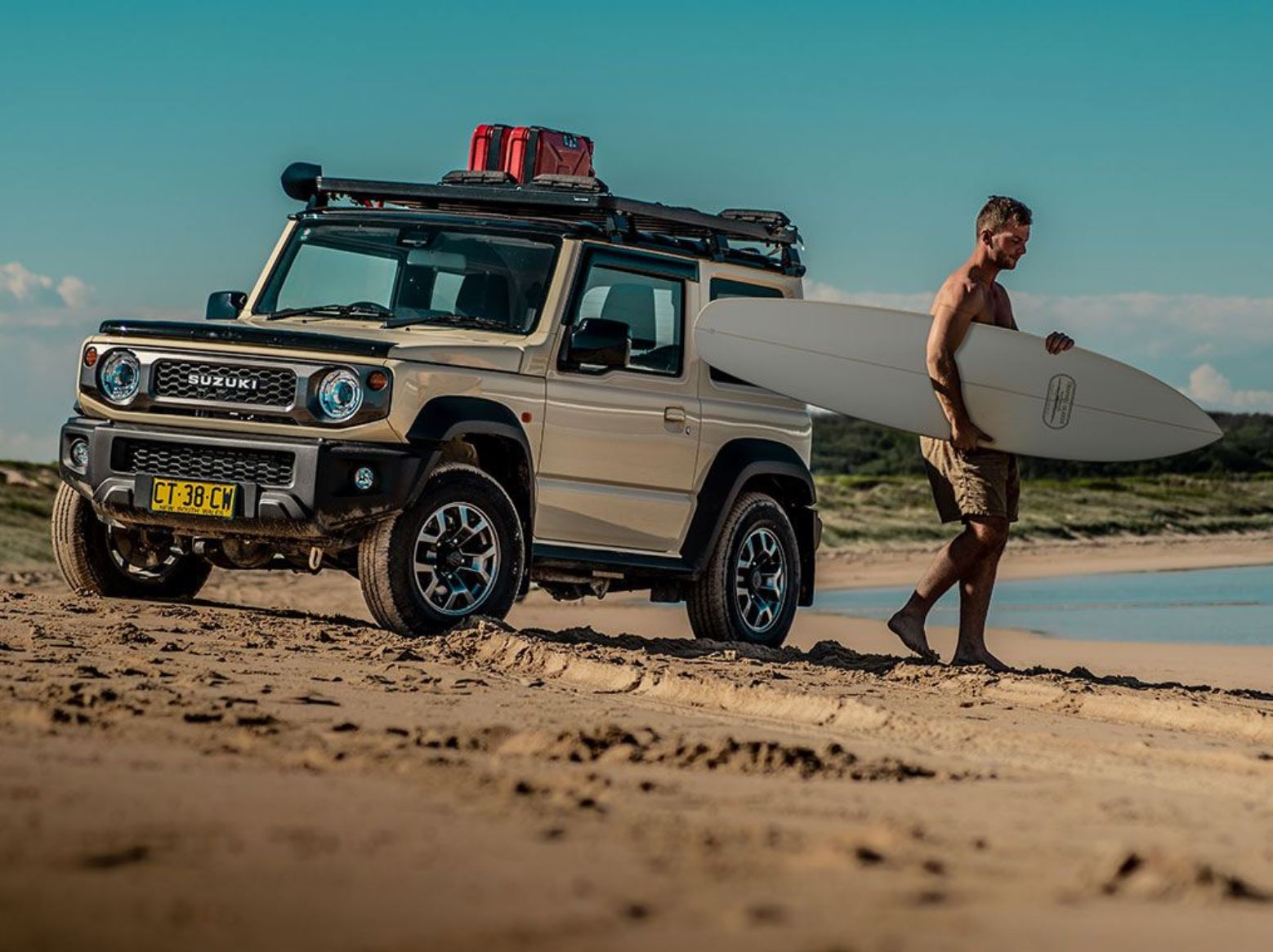 FRONT RUNNER Slimline II Roof Rack - Taller Kit for Mounting Camping Tables (Jimny Models 2018-Current GLX & Lite 3-Door*)