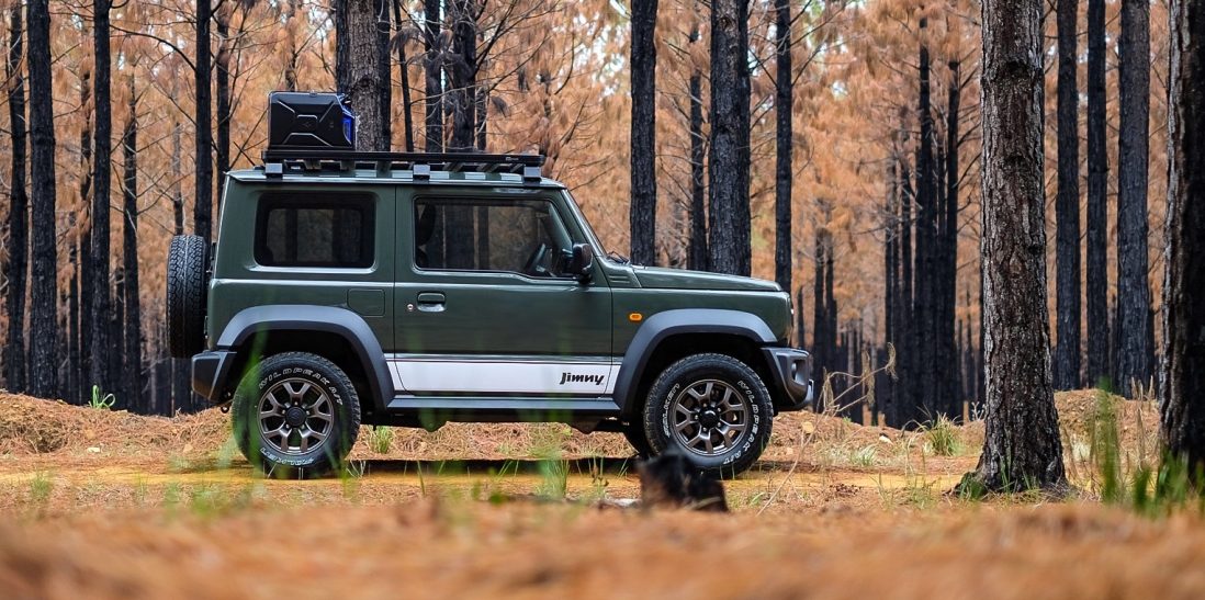 FRONT RUNNER Slimline II Roof Rack - Taller Kit for Mounting Camping Tables (Jimny Models 2018-Current GLX & Lite 3-Door*)