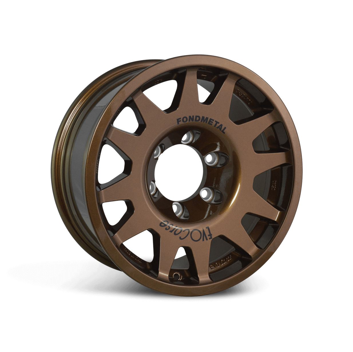 EVO CORSE DakarZero 15x7" Glossy Bronze Alloy Wheel *ET-14, 5x139.7, CB 108.3 (Jimny Models 2018-Current XL 5 Door, GLX & Lite 3 Door)