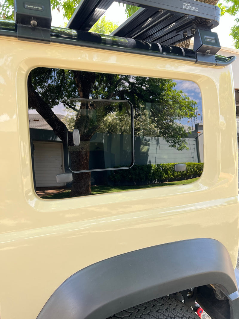 JIMNY WILD Rear Sliding Window Set - Tinted (Jimny Year - 2018+)
