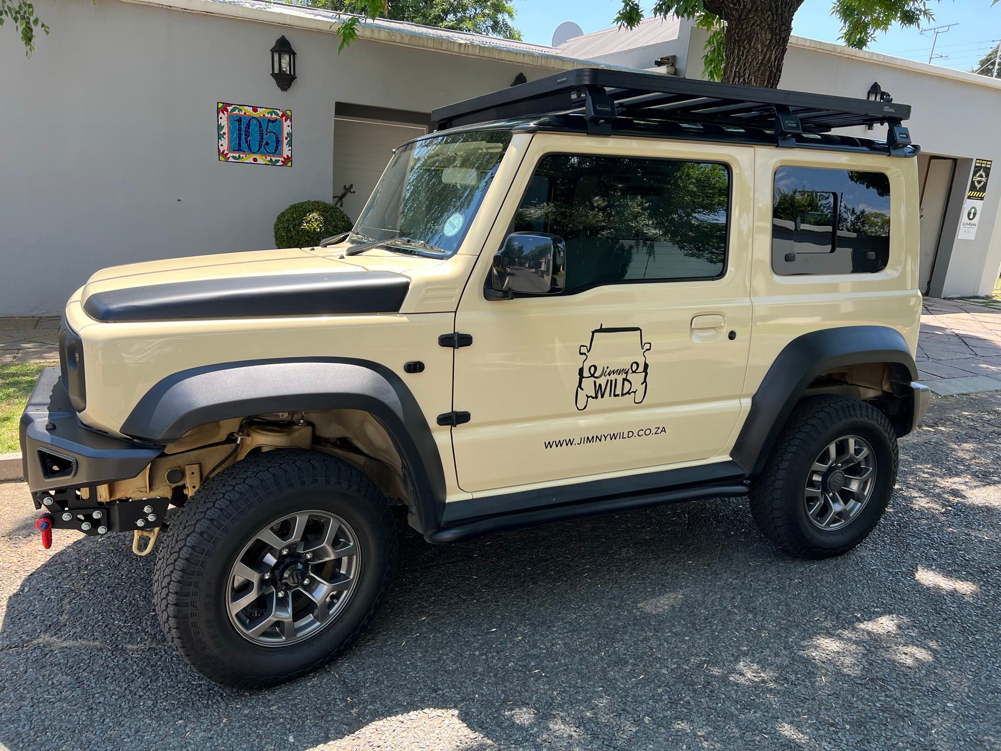 JIMNY WILD Rear Sliding Window Set - Tinted (Jimny Models 2018-Current GLX & Lite 3-Door)