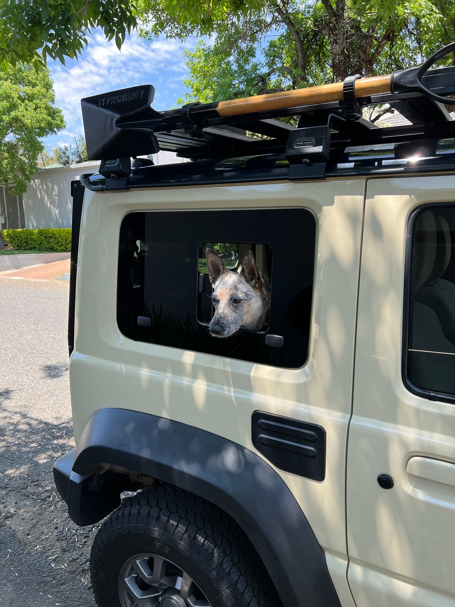 JIMNY WILD Rear Sliding Window Set - Tinted (Jimny Models 2018-Current GLX & Lite 3-Door)