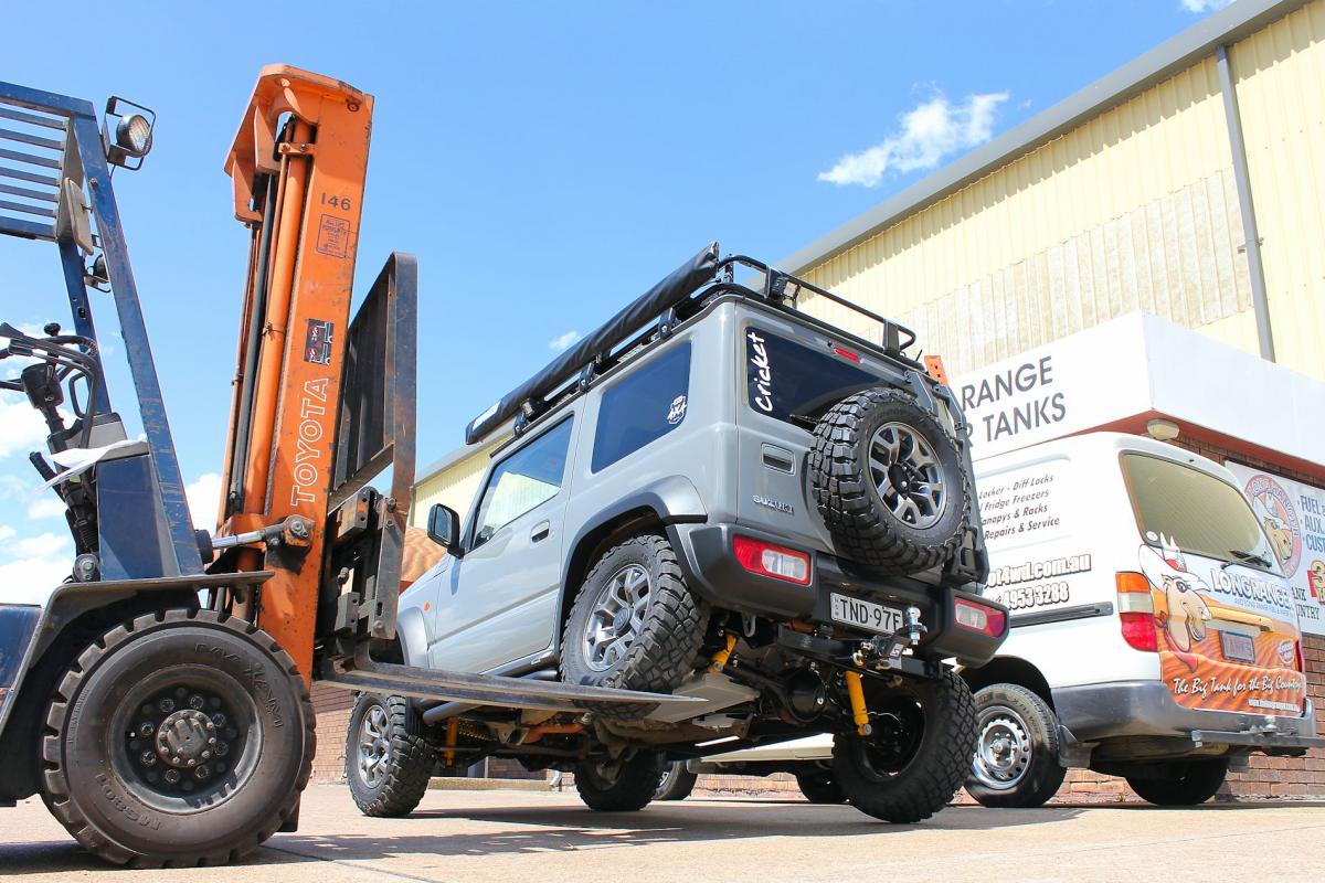 THE LONG RANGER - 80 Liter Capacity Long Range Fuel Tank (Jimny Models 2018-Current GLX & Lite 3-Door)