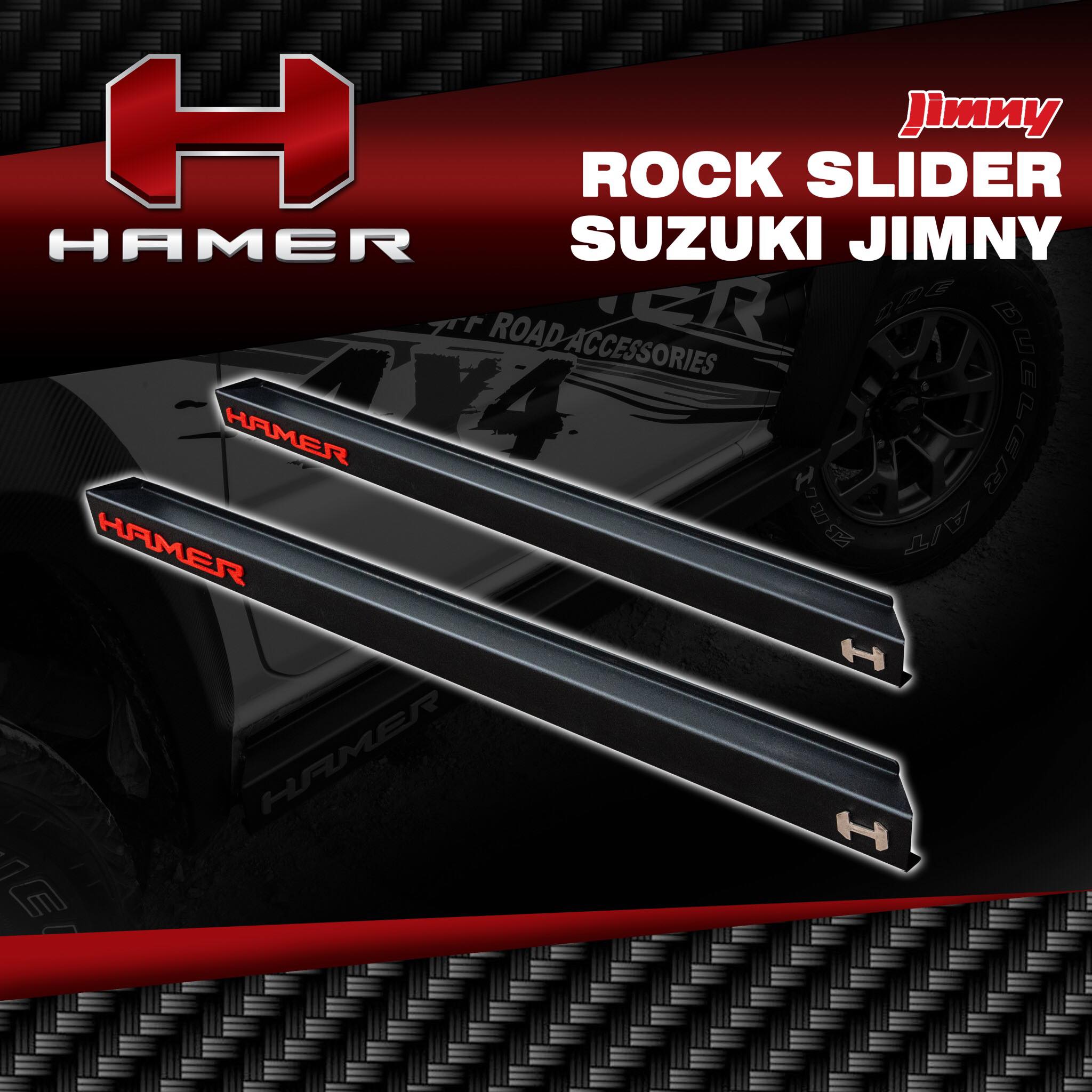 HAMER 4X4 Rock Sliders (Jimny Models 2018-Current GLX & Lite 3-Door)