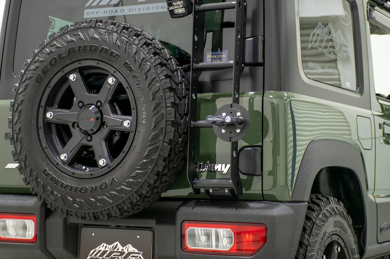 IPF EXP Rear Ladder (Jimny Models 2018-Current XL 5-Door, GLX & Lite 3-Door)