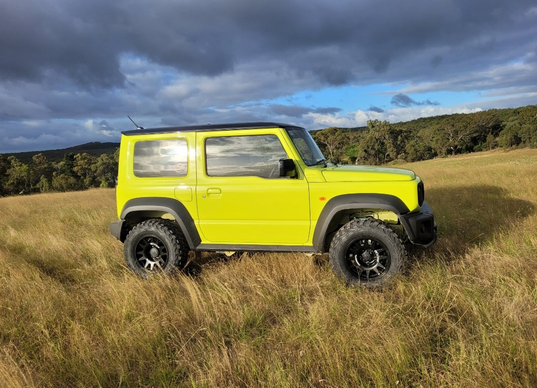 EVO CORSE DakarZero 15x7" Matte Black Alloy Wheel *ET0, 5x139.7, CB 108.3 (Jimny Models 2018-Current XL 5 Door, GLX & Lite 3 Door)