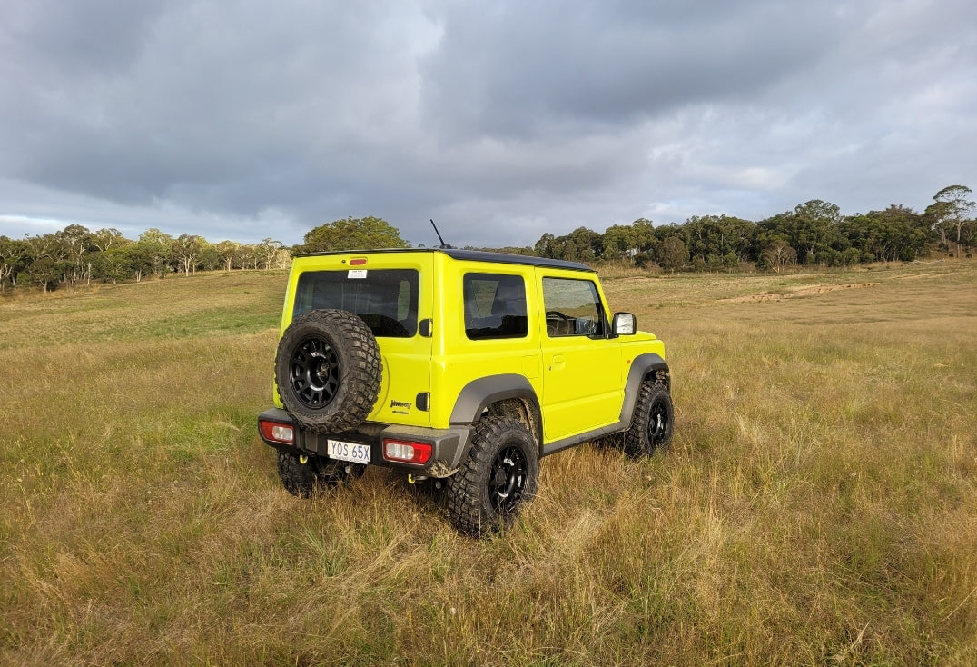 EVO CORSE DakarZero 15x7" Matte Black Alloy Wheel *ET0, 5x139.7, CB 108.3 (Jimny Models 2018-Current XL 5 Door, GLX & Lite 3 Door)