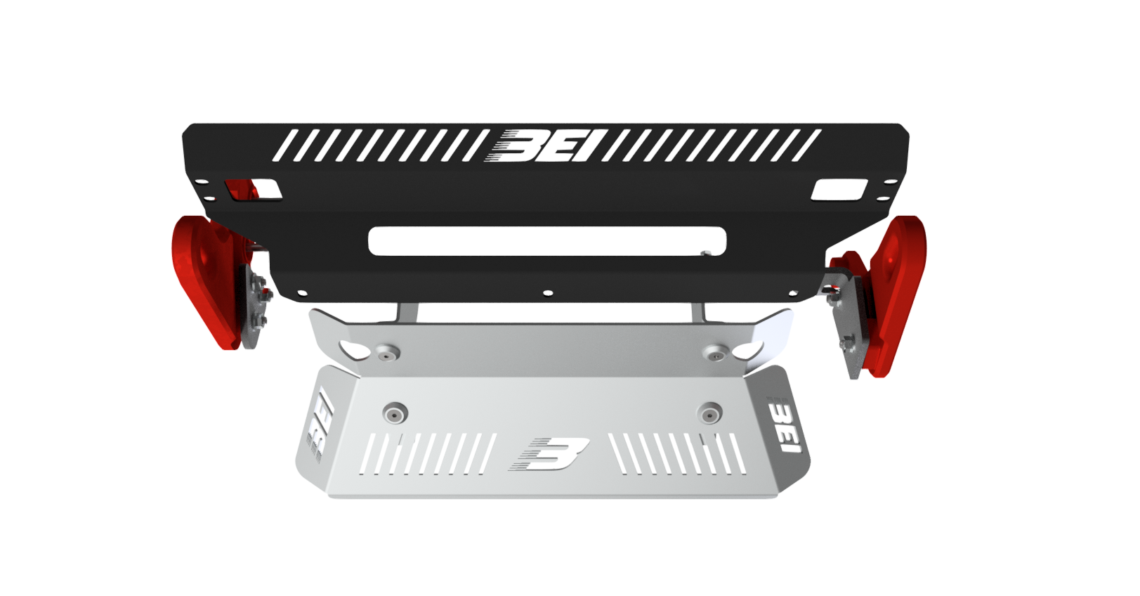 BEI House Rated Recovery Points & Protection Plate - ARB Summit Bull Bar (Jimny Models 2018-Current XL 5-Door, GLX & Lite 3-Door)