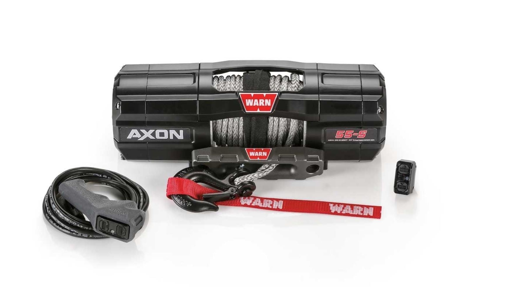 WARN AXON 55-S 5,500lbs Winch - 15m Synthetic Rope *Only 14kgs in Weight!