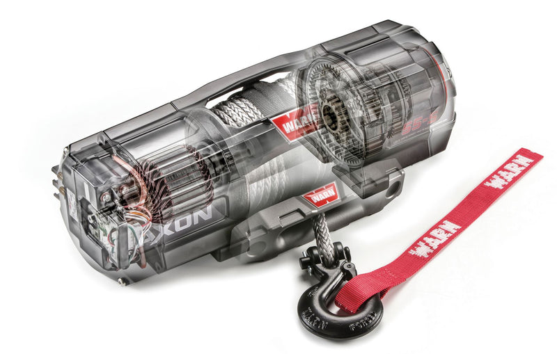 WARN AXON 55-S 5,500lbs Winch - 15m Synthetic Rope *Only 14kgs in Weight!