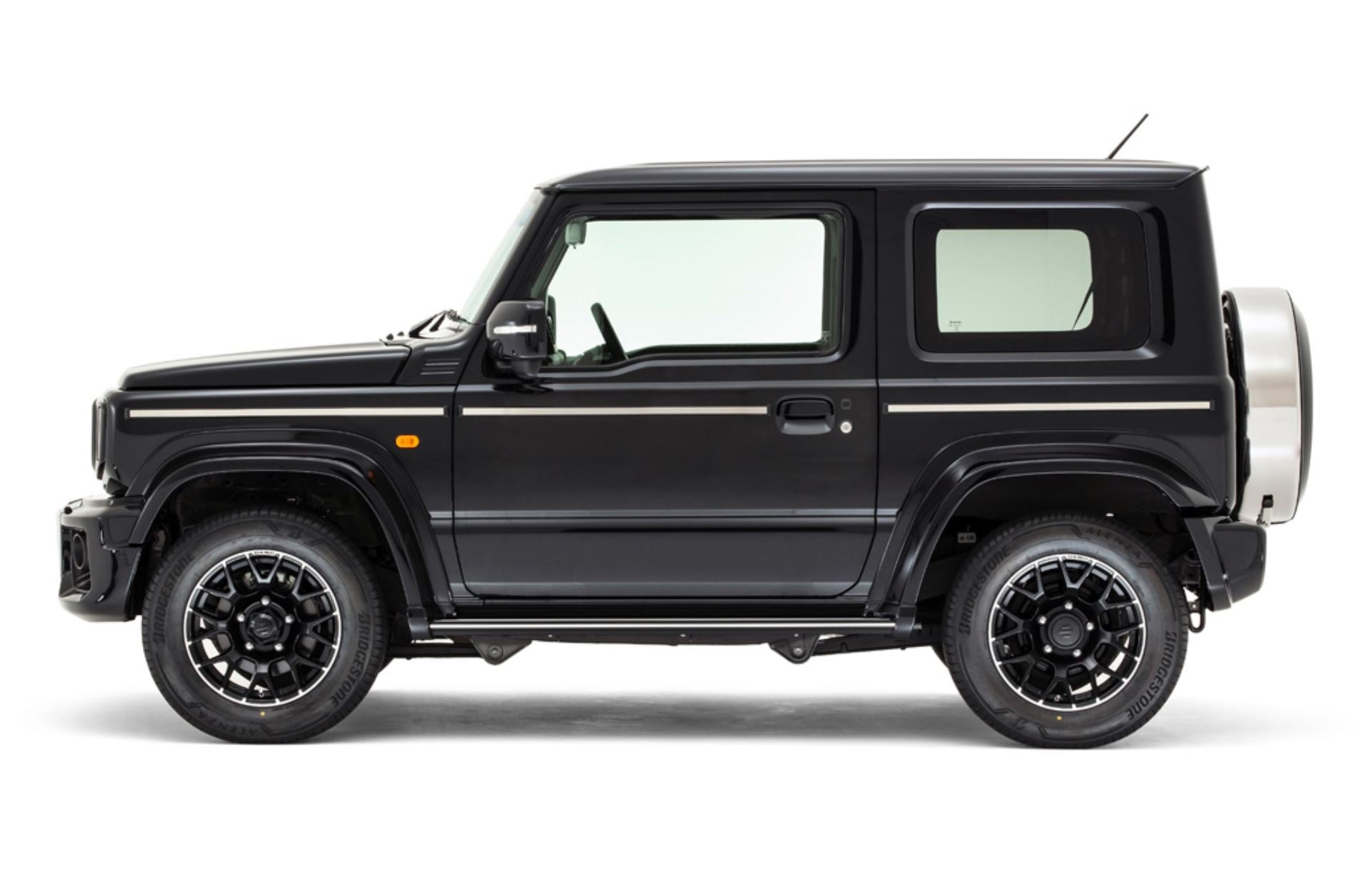 DAMD STYLING EFFECT "Little G" Black Wheel 16x6" ET-5 (Jimny Models 2018-Current XL 5-Door, GLX & Lite 3-Door)