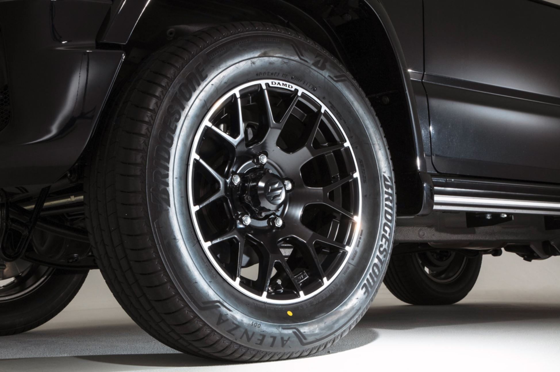 DAMD STYLING EFFECT "Little G" Black Wheel 16x6" ET-5 (Jimny Models 2018-Current XL 5-Door, GLX & Lite 3-Door)